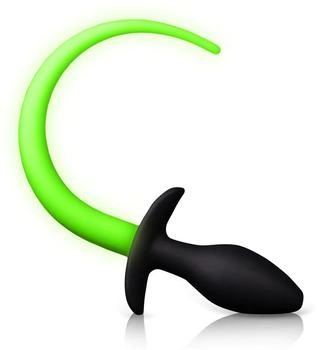Ouch! Puppy Tail Plug Glow in the Dark