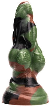 Kiotos Revolt Green Army 09 Medium Dildo Grün 22 cm ⌀ 8 cm