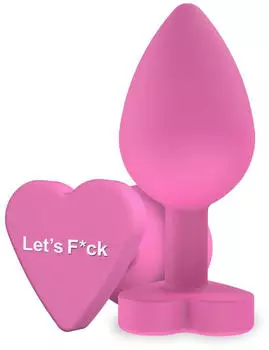 ToyJoy Let's Fuck Buttplug Pink 3,5 cm