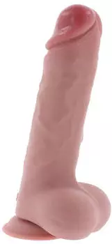 ToyJoy Deluxe Dual Density Dicker Dildo 25 cm ø 6 cm Beige