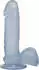 Doc Johnson 7-Inch Realistic Cock with Balls Clear