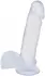 Doc Johnson 7-Inch Realistic Cock with Balls Clear