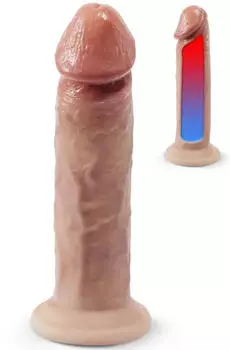 SILEXD Premium Dildo Modell 2 (7.5 Inch) Beige 19,2 cm