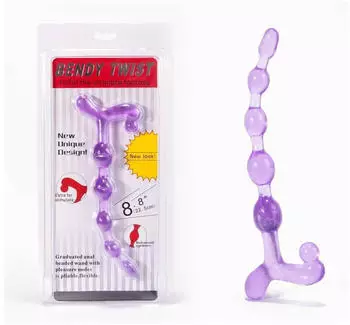 Pretty Love Debra Bendy Twist Analkugeln Lila 22,5 cm ⌀ 2,5 cm