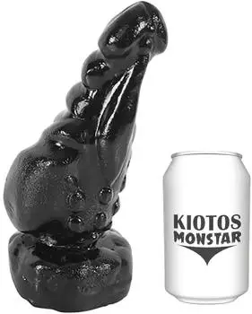 Kiotos Monstar Rex Dildo Schwarz 23 cm