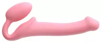 Strap-on-me Biegsamer Strap-On Dildo Pink 14,7 cm