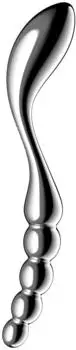 Satisfyer Star Force 1 Edelstahl Doppel-Dildo Silber