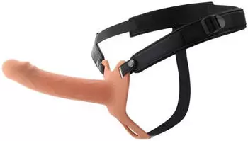 Hidden Desire Hohler Penis-Strap-on Beige 18 cm &Oslash; 4 cm Taille...