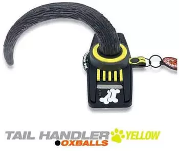 Oxballs TAIL HANDLER Belt-Strap Show Tail - Yellow