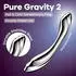 Satisfyer Pure Gravity 2 Edelstahl Doppel-Dildo Silber