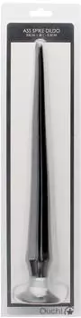 Ouch! Shots - Ass Spike Dildo Small Analdildo Schwarz 34 cm ⌀ 3,3 cm
