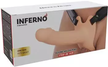 Hidden Desire INFERNO Hollow Strap-On mit Harness