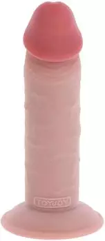 ToyJoy Deluxe Dual-Density Dildo extra dick Beige 20 cm