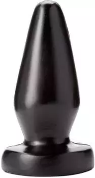 Mister B Dark Crystal DC38 Butt Plug Medium Analplug Schwarz ⌀ 6 cm