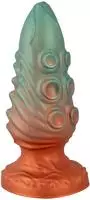 Beasty Cocks Anal-Plug "Atlantis Anal" mit Saugfu&szlig; 21 cm t&uuml;rkis