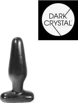 Mister B Dark Crystal DC37 Buttplug Analplug Schwarz ⌀ 4 cm
