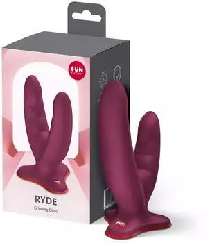 Fun Factory Ryde Doppeldildo, Silikon, bordeaux (FF000983WR01)