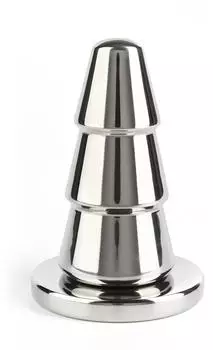 Mr. Steel Advanced Cone Butt Plug Silver 5,5 cm