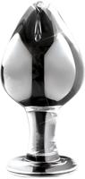 Icicles No. 25 - konischer, gl&auml;serner Analplug (transparent)