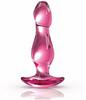 Icicles No.73 Glas-Analplug pink