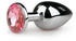 EasyToys Metal Butt Plug Crystal