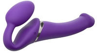 Strap-On-Me - Vibrating Bendable Strap-On M Purple