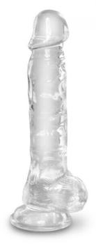 Pipedream Products Pipedream King Cock Clear 8" with Balls