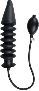 Master Series Inflatable Butt Plug XL Black