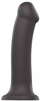 Strap-on-me Semi-Realistic Dual Density Bendable Dildo Black S