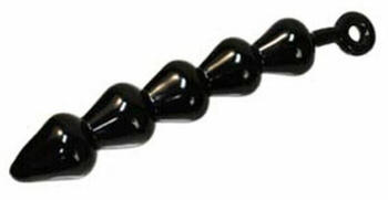 Master Series kegelförmige Perlen (31cm) schwarz
