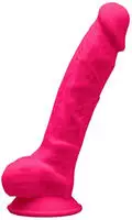 SILEXD Naturdildo "Model 1" mit Saugfu&szlig;