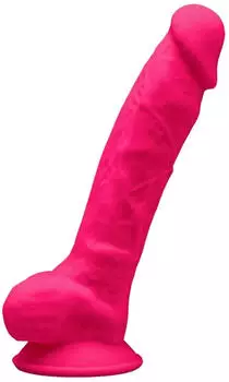 SILEXD Premium Silicone Dildo Model 1 7" Pink
