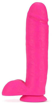 Blush Neo Elite Cock With Balls Neon Pink 26,5 cm