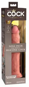 Pipedream King Cock Elite Dual Density Silicone Cock Light 23cm