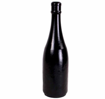 All Black Champagne Bottle Medium 34,5 cm
