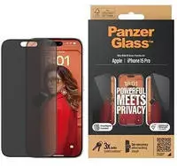 PanzerGlass P2810, PanzerGlass Privacy Displayschutz iPhone 15 Pro