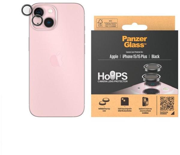 PanzerGlass PanzerGlass Camera Protection Rings Apple iPhone 15 / Plus - Hoops Rings
