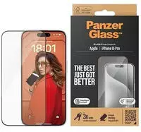 PanzerGlass 2810, PanzerGlass SP iPhone 15 Pro UWF m. Applikator