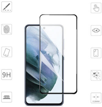 Wigento Schutzfolie AUSWAHL Für HTC U23 Pro Schutz Zubehör Handy Tasche Hart Glas Neu, 2x 3D Full Hart Glas Panzer