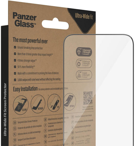 PanzerGlass Ultra-Wide Fit (1 Stück, iPhone 14 Pro Max)