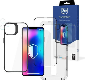3mk Comfort Set 4in1 iPhone 13 Pro 6.1" Zestaw akcesoriów ochronnych 4w1 (iPhone 13 Pro), Smartphone Schutzfolie