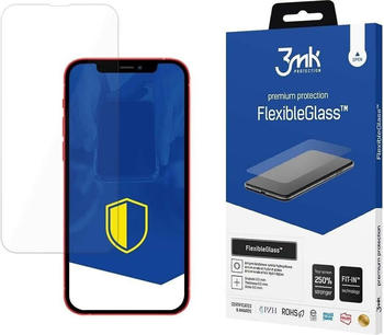 3mk FlexibleGlass Bildschirmschutz, Display Folie (iPhone 13 Pro Max), Smartphone Schutzfolie