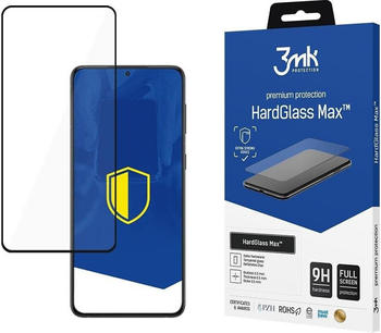 3mk Hardglass Max Bildschirmschutz (Galaxy S22), Smartphone Schutzfolie