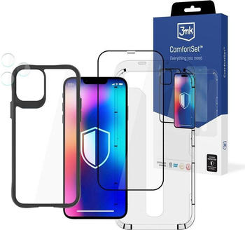 3mk Comfort Set 4in1 iPhone 12 Pro 6.1" Zestaw akcesoriów ochronnych 4w1 (iPhone 12 Pro), Smartphone Schutzfolie