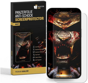 Protectorking 1x Panzerfolie für iPhone 14 Plus Displayschutz MATT Schutzfolie Entspiegelt ANTI-REFLEX/ ANTI-SHOCK/ ANTI-KRATZ