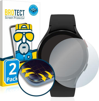 BROTECT Full-Cover Samsung Galaxy Watch 4 44mm, Samsung Galaxy Watch 4, Samsung Galaxy Watch