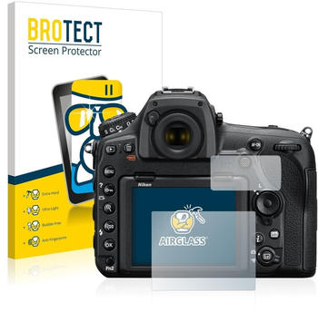 BROTECT AirGlass Flexible Panzerglasfolie für Nikon D850 Klar Transparent