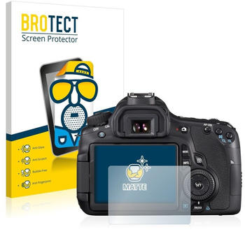 BROTECT 2x für Canon EOS 60D Folie Matt Entspiegelt