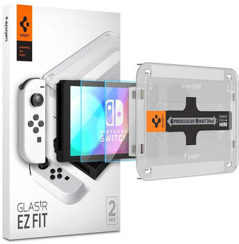 Spigen Nintendo Switch OLED Screen Protector EZ FIT GLAS.tR