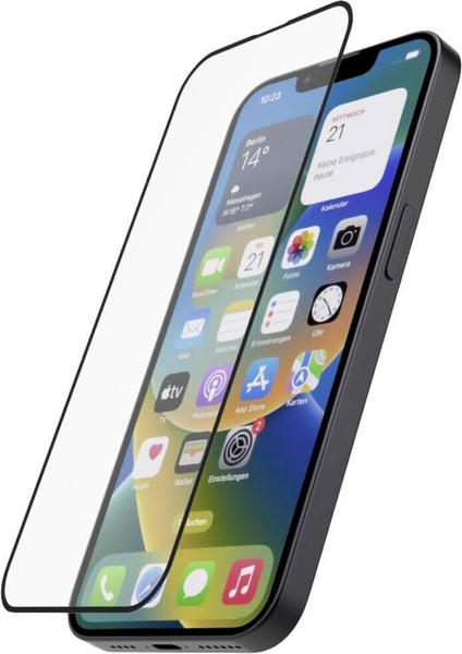 Hama 219930 3D-Full-Screen-Schutzglas für Apple iPhone 15 Plus/15 Pro Max, Schwarz (iPhone 15 Pro Max, iPhone 15 Plus), Smartphone Schutzfolie